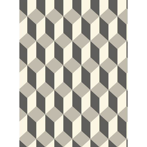 COLE & SON - DELANO- GREY AND BLACK - Wallcovering by the Roll GREY AND BLACK