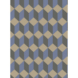 COLE & SON - DELANO- BLUE AND BLACK - Wallcovering by the Roll