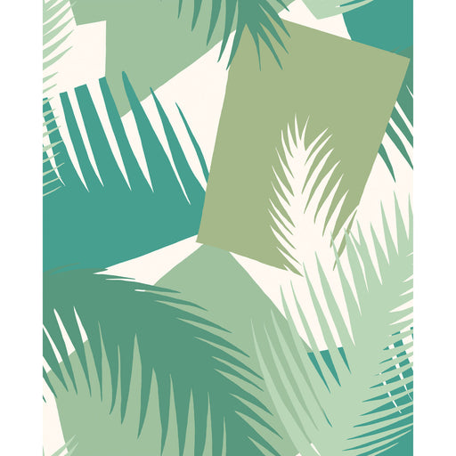 COLE & SON - DECO PALM- GREEN - Wallcovering by the Roll GREEN