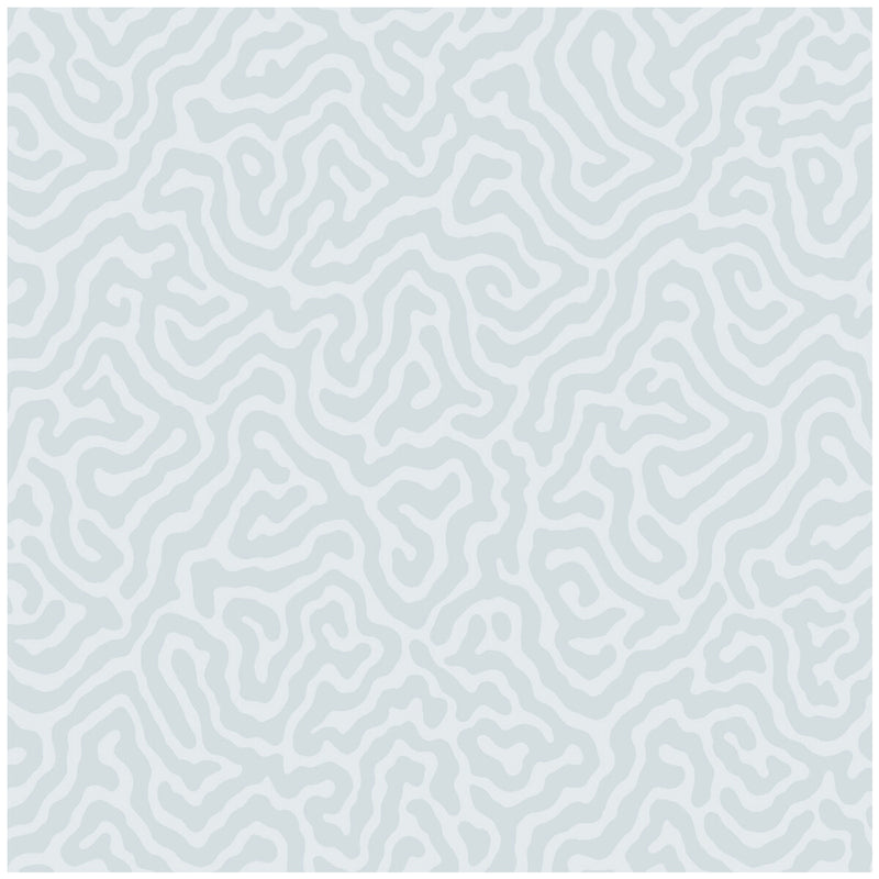 COLE & SON - CORAL- POWDER BLUE - Wallcovering by the Roll POWDER BLUE