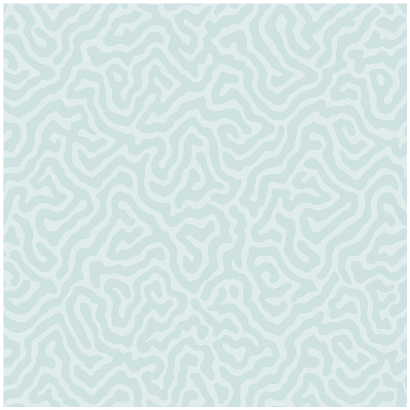 COLE & SON - CORAL- PRINT ROOM BLUE - Wallcovering by the Roll PRINT ROOM BLUE