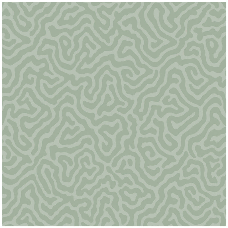 COLE & SON - CORAL- SAGE - Wallcovering by the Roll SAGE