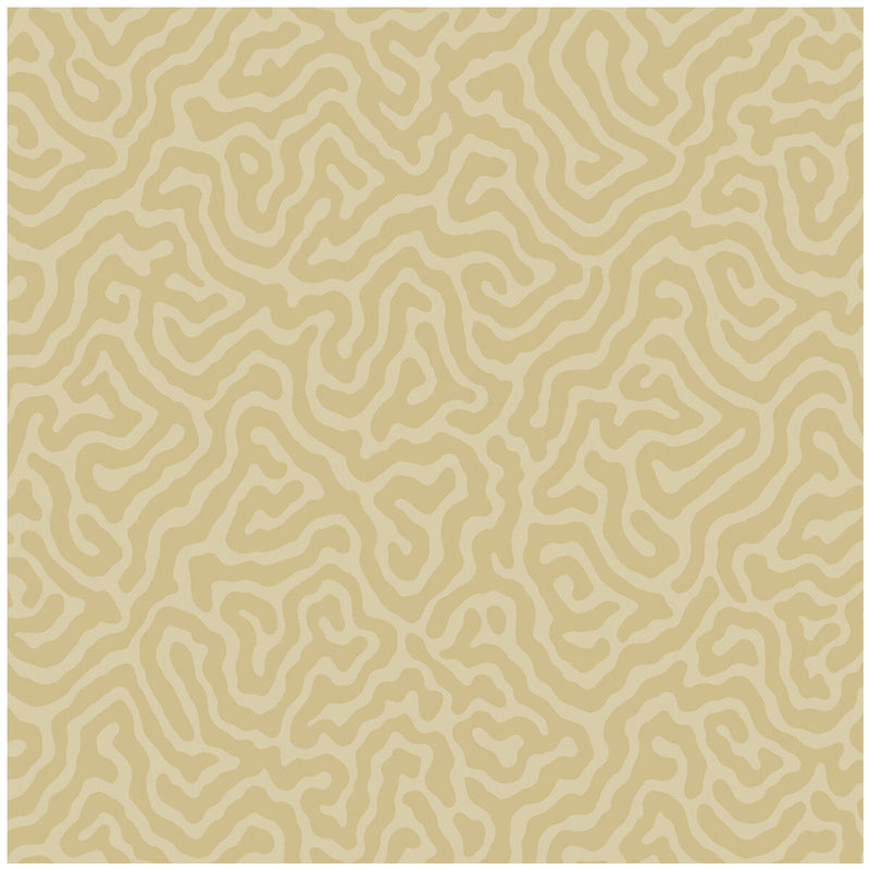 COLE & SON - CORAL- BUFF - Wallcovering by the Roll BUFF