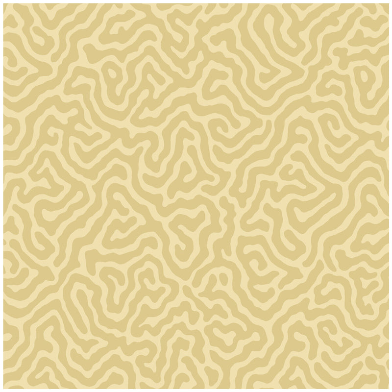 COLE & SON - CORAL- OCHRE - Wallcovering by the Roll OCHRE