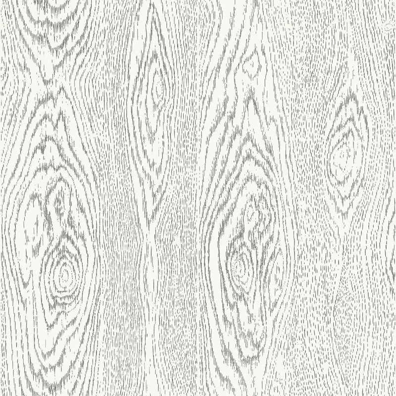COLE & SON - WOOD GRAIN- BLACK AND WHITE - Wallcovering by the Roll BLACK AND WHITE