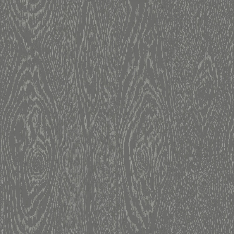 COLE & SON - WOOD GRAIN- BLACK AND SILVER - Wallcovering by the Roll BLACK AND SILVER