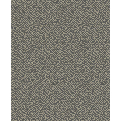 COLE & SON - VERMICELLI- BLACK & LINEN - Wallcovering by the Roll BLACK & LINEN