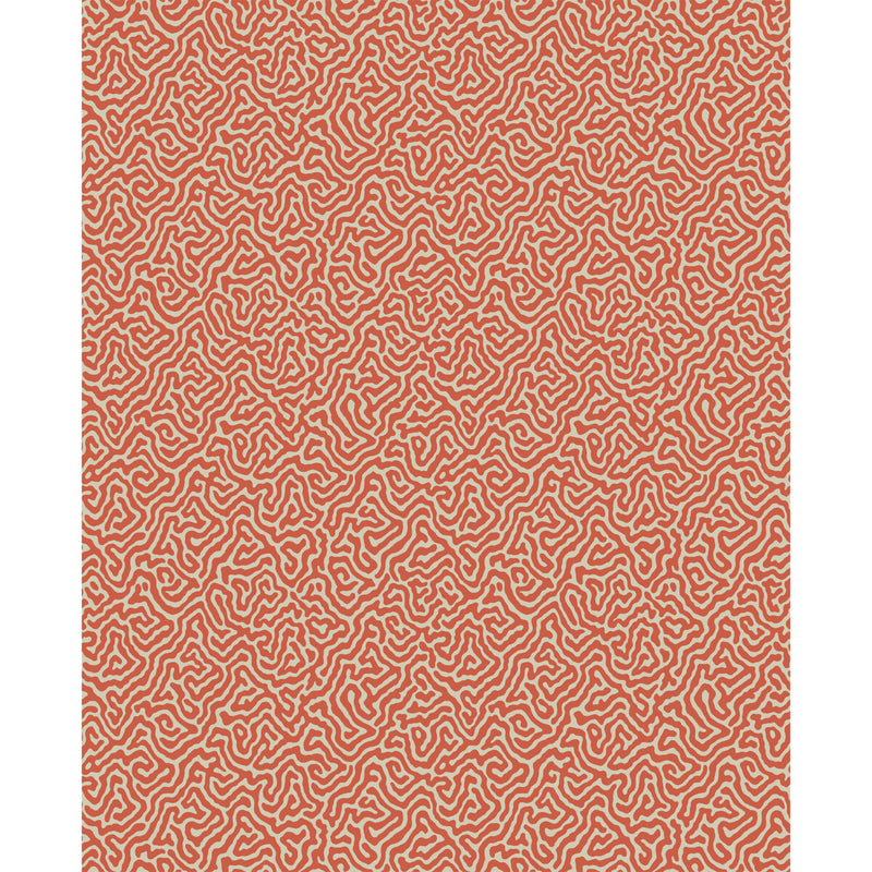 COLE & SON - VERMICELLI- CORAL - Wallcovering by the Roll CORAL