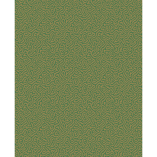 COLE & SON - VERMICELLI- GREEN & GOLD - Wallcovering by the Roll GREEN & GOLD