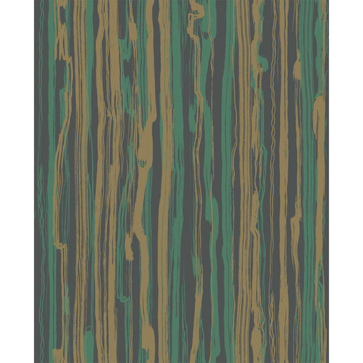 COLE & SON - STRAND- TEAL & GOLD - Wallcovering by the Roll TEAL & GOLD