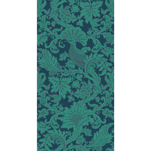 COLE & SON - BALABINA- MIDNIGHT & JADE - Wallcovering by the Roll MIDNIGHT & JADE