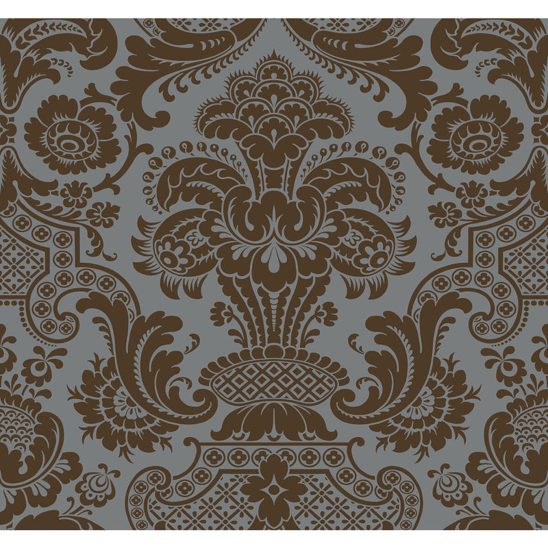 COLE & SON - CARMEN CS- CHARCOAL - Wallcovering by the Roll CHARCOAL