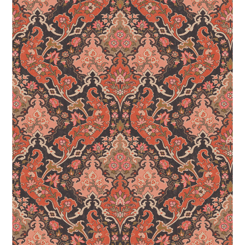 COLE & SON - PUSHKIN- CORAL - Wallcovering by the Roll CORAL