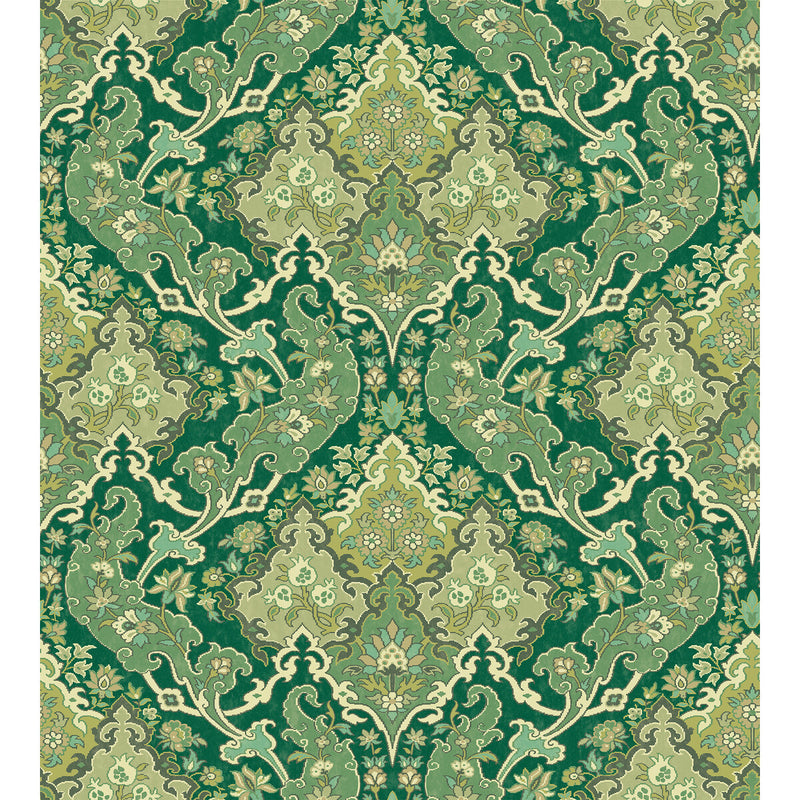 COLE & SON - PUSHKIN- FOREST GREEN - Wallcovering by the Roll FOREST GREEN