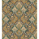 COLE & SON - PUSHKIN- GINGER & CHARCAOL - Wallcovering by the Roll
