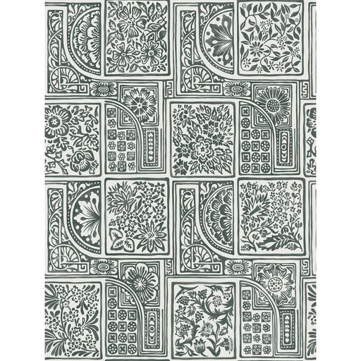 COLE & SON - BELLINI- BLACK & WHITE - Wallcovering by the Roll BLACK & WHITE