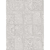 COLE & SON - BELLINI- GREY & WHITE - Wallcovering by the Roll