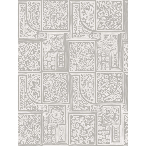 COLE & SON - BELLINI- GREY & WHITE - Wallcovering by the Roll GREY & WHITE
