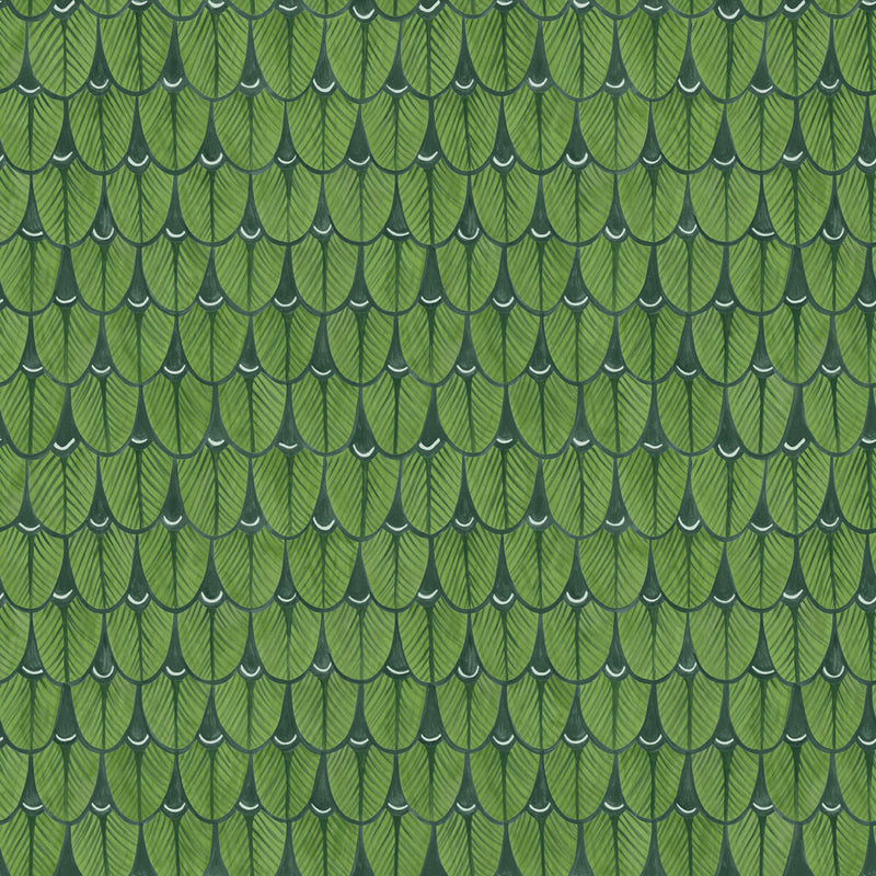 COLE & SON - NARINA- LEAF GREEN - Wallcovering by the Roll LEAF GREEN