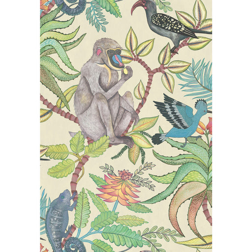 COLE & SON - SAVUTI- CREAM MULTI - Wallcovering by the Roll CREAM MULTI
