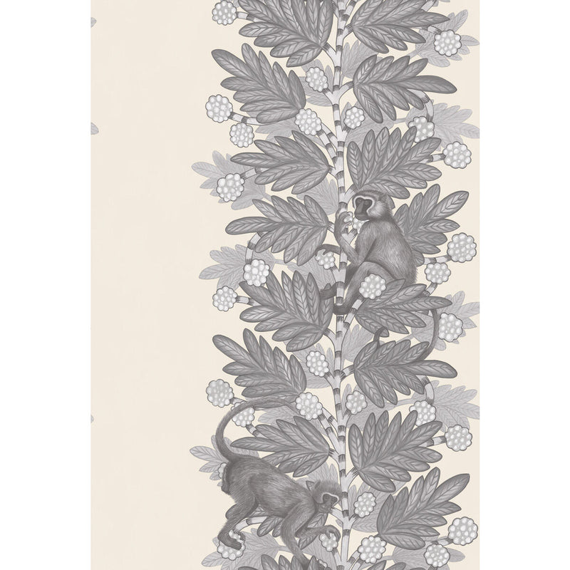COLE & SON - ACACIA- GREY & WHITE - Wallcovering by the Roll GREY & WHITE