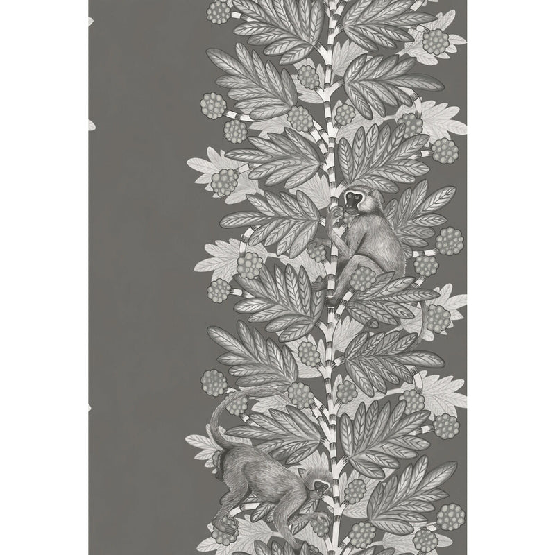 COLE & SON - ACACIA- CHARCOAL & SILVER - Wallcovering by the Roll CHARCOAL & SILVER