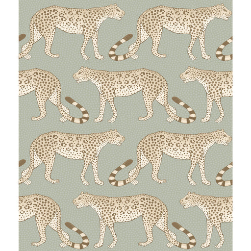COLE & SON - LEOPARD WALK- OLIVE & WHITE - Wallcovering by the Roll OLIVE & WHITE