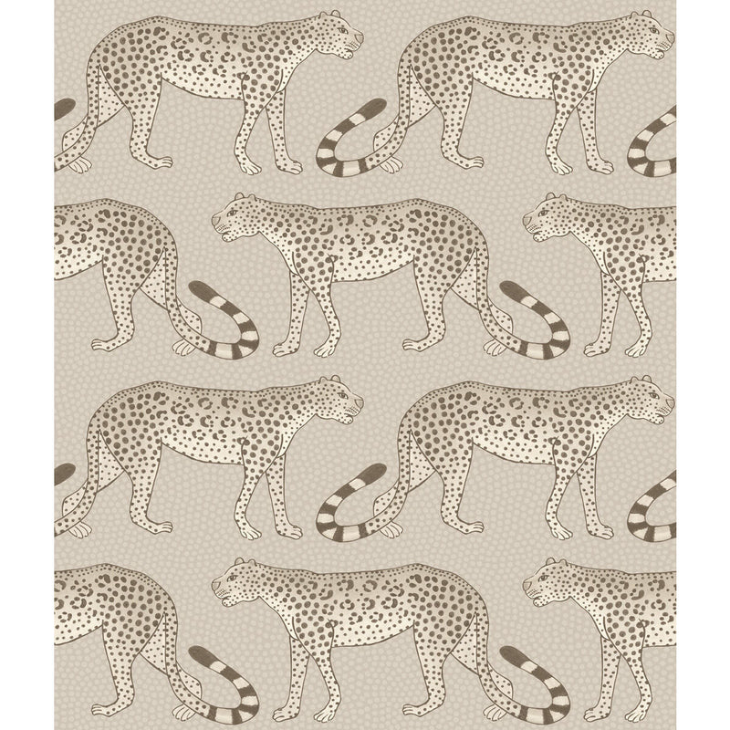 COLE & SON - LEOPARD WALK- STONE  - Wallcovering by the Roll STONE