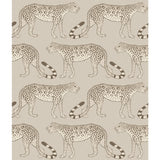 COLE & SON - LEOPARD WALK- STONE  - Wallcovering by the Roll
