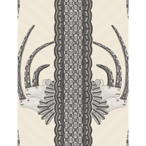 COLE & SON - JABU- BLACK & WHITE - Wallcovering by the Roll BLACK & WHITE