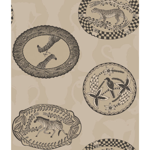 COLE & SON - MATRINAH- STONE & GILVER - Wallcovering by the Roll STONE & GILVER