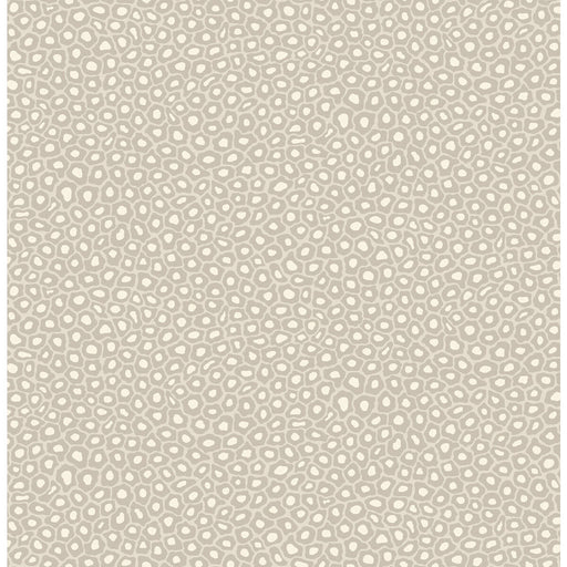 COLE & SON - SENZO SPOT- STONE & WHITE - Wallcovering by the Roll STONE & WHITE