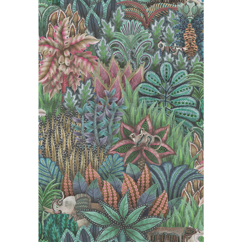 COLE & SON - SINGITA- DARK BLUE - Wallcovering by the Roll DARK BLUE