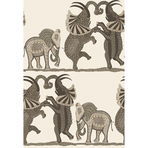 COLE & SON - SAFARI DANCE- NEUTRAL & CHARCOAL - Wallcovering by the Roll NEUTRAL & CHARCOAL