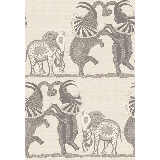 COLE & SON - SAFARI DANCE- PALE STONE & GREY - Wallcovering by the Roll PALE STONE & GREY