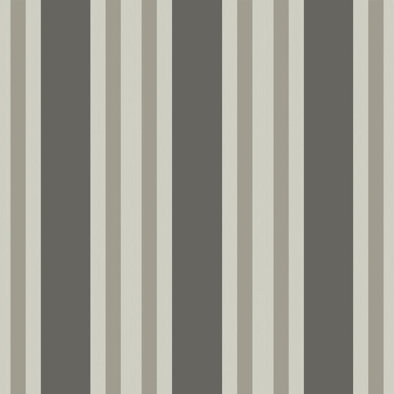 COLE & SON - POLO STRIPE- BLACK/WHITE - Wallcovering by the Roll BLACK/WHITE