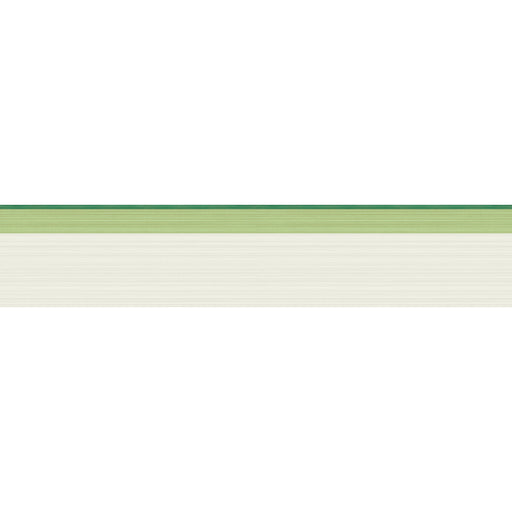 COLE & SON - JASPE BORDER- WHITE GREEN/EMERALD - Wallcovering by the Roll WHITE GREEN/EMERALD