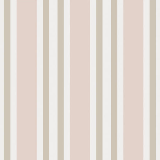 COLE & SON - POLO STRIPE- SOFT PINK - Wallcovering by the Roll SOFT PINK