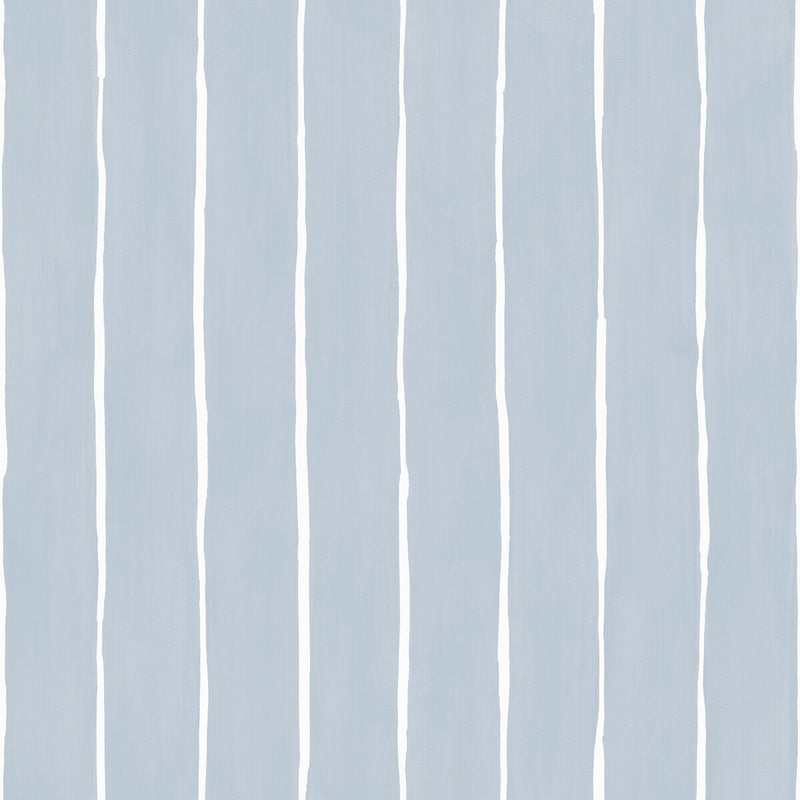 COLE & SON - MARQUEE STRIPE- PALE BLUE - Wallcovering by the Roll PALE BLUE