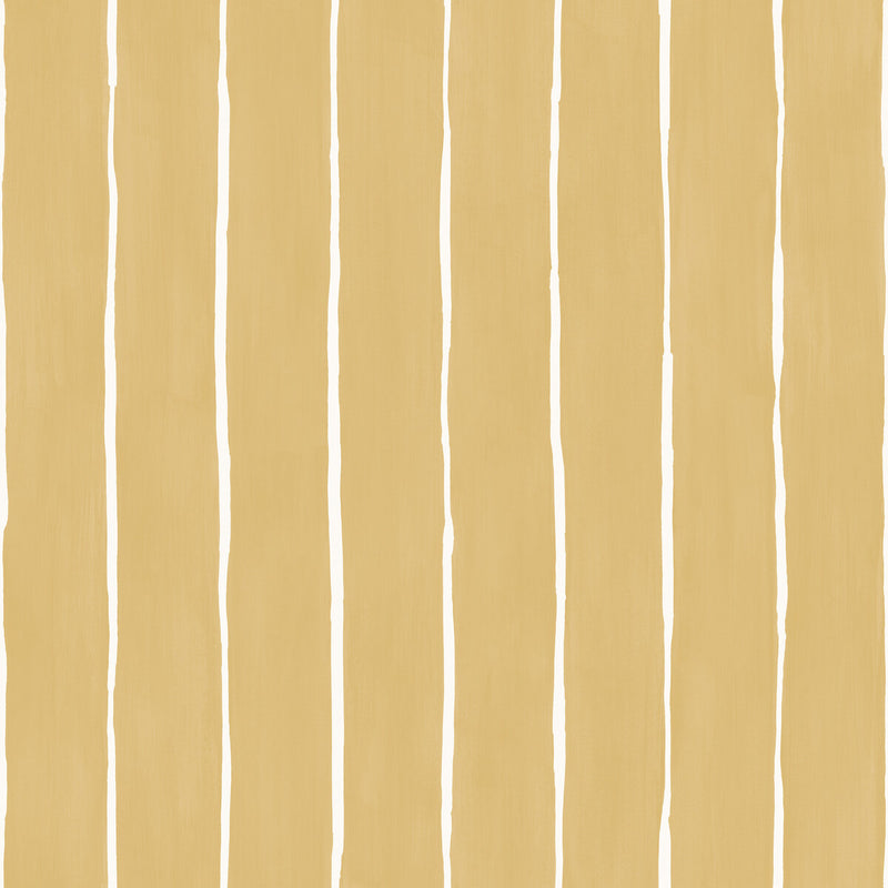 COLE & SON - MARQUEE STRIPE- MUSTARD - Wallcovering by the Roll MUSTARD