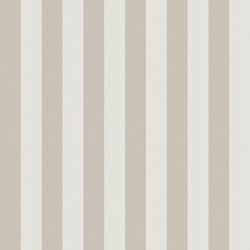 COLE & SON - REGATTA STRIPE- STONE/PARCHMENT - Wallcovering by the Roll STONE/PARCHMENT