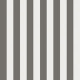 COLE & SON - REGATTA STRIPE- BLACK/WHITE/LINEN - Wallcovering by the Roll