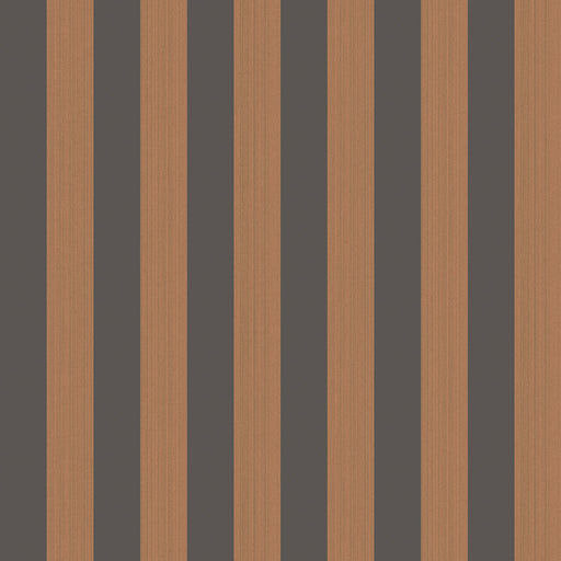 COLE & SON - REGATTA STRIPE- TAN + BLACK - Wallcovering by the Roll TAN + BLACK