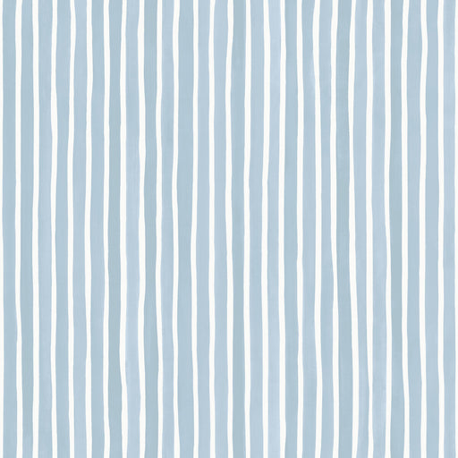 COLE & SON - CROQUET STRIPE- BLUE - Wallcovering by the Roll BLUE