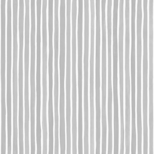 COLE & SON - CROQUET STRIPE- SOFT GREY - Wallcovering by the Roll SOFT GREY