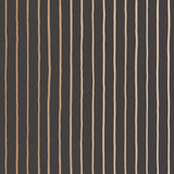 COLE & SON - COLLEGE STRIPE- CHARCOAL+GOLD - Wallcovering by the Roll