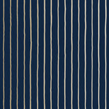 COLE & SON - COLLEGE STRIPE- INK - Wallcovering by the Roll
