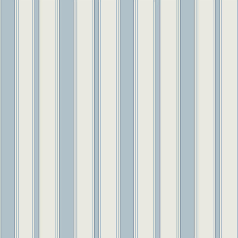 COLE & SON - CAMBRIDGE STRIPE- PALE BLUE - Wallcovering by the Roll PALE BLUE