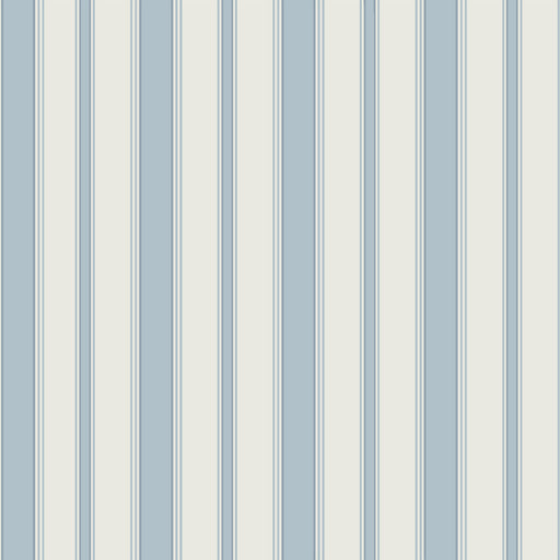 COLE & SON - CAMBRIDGE STRIPE- PALE BLUE - Wallcovering by the Roll PALE BLUE