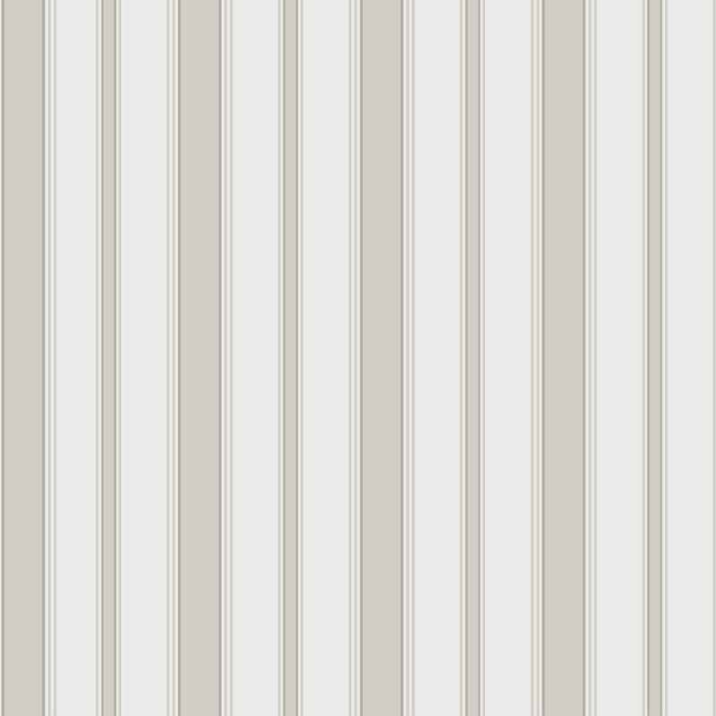 COLE & SON - CAMBRIDGE STRIPE- STONE/WHITE - Wallcovering by the Roll STONE/WHITE